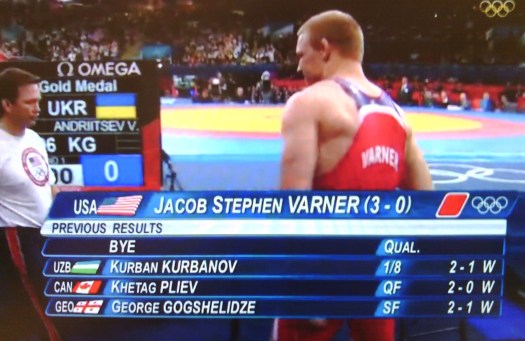 jacob varner olympic 2012 93kg vs valerii Andriitsev