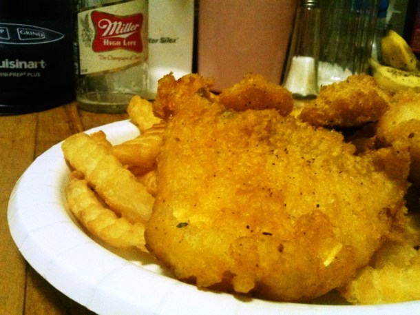 beer batter fish fry