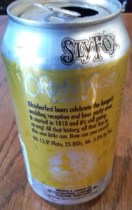Slyfox Oktoberfest Beer